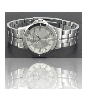 Orologio Da Polso Casio Mtp-1214a-7avdf Analogico Uomo Acciaio Fondo Silver         