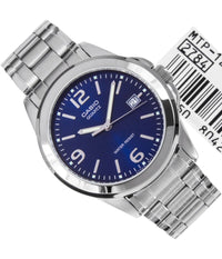 Orologio Da Polso Casio Mtp-1215a-2adf Analogico Uomo Acciaio Data Q Blu         