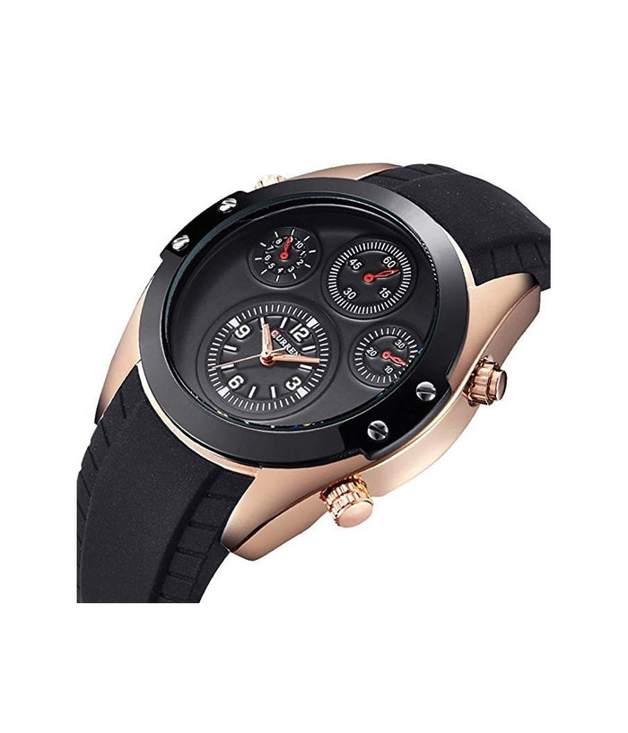 Moda Unico Del Cruscotto Curren Polso Orologio Da Uomo Silicone Decor 8141         