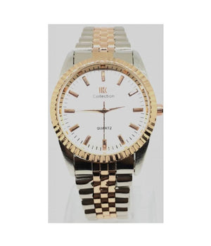 Orologio Da Polso Ik Collection Analogico Al Quarzo Silver Rosa Quadrante Silver         