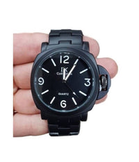 Orologio Da Polso Ik Collection Uomo Analogico Quarzo Grande Nero Fondo Nero         