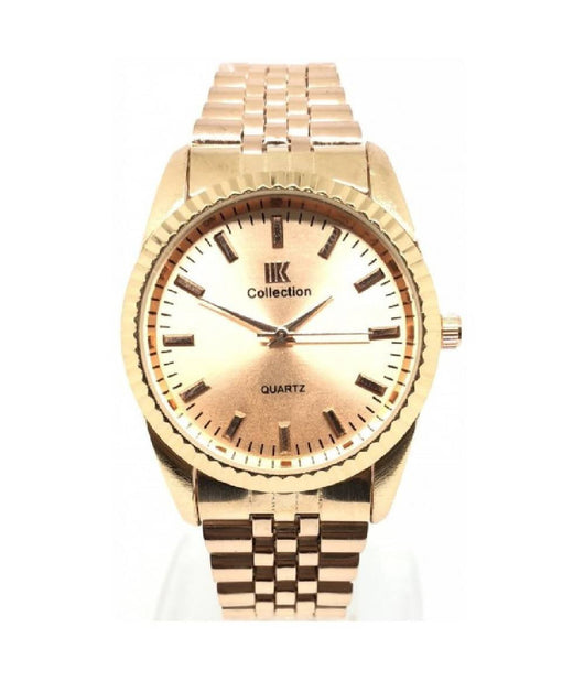 Orologio Da Polso Ik Collection Uomo Donna Analogico Quarzo Rosa Quadrante Rosa         
