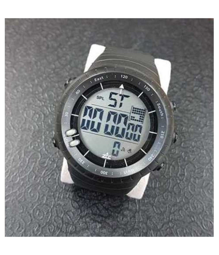 Orologio Da Polso Zcc Compass Digitale Sveglia Data Cronometro Sportivo Nero         