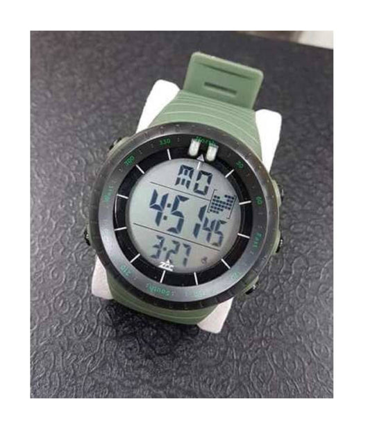 Orologio Da Polso Zcc Compass Digitale Sveglia Data Cronometro Sportivo Verde         