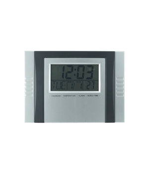 Orologio Digitale Da Parete Da Scrivania Temperatura Datario Allarme Crono 2304         