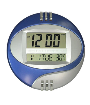 Orologio Digitale Da Per Parete Muro Tavolo Datario Temperatura Display Lcd         