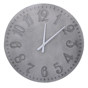 Orologio legno grigio cm ø74x2