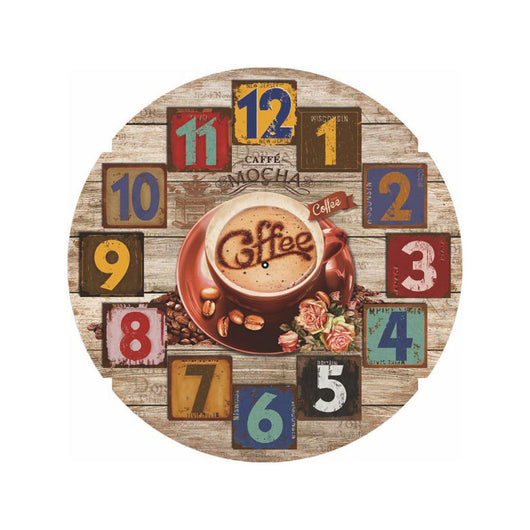 Orologio Muro Coffee Patch Cm 30 Xtra 10886