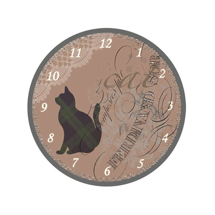 Orologio Muro Gatto Nero Cm 30 Xtra 10883