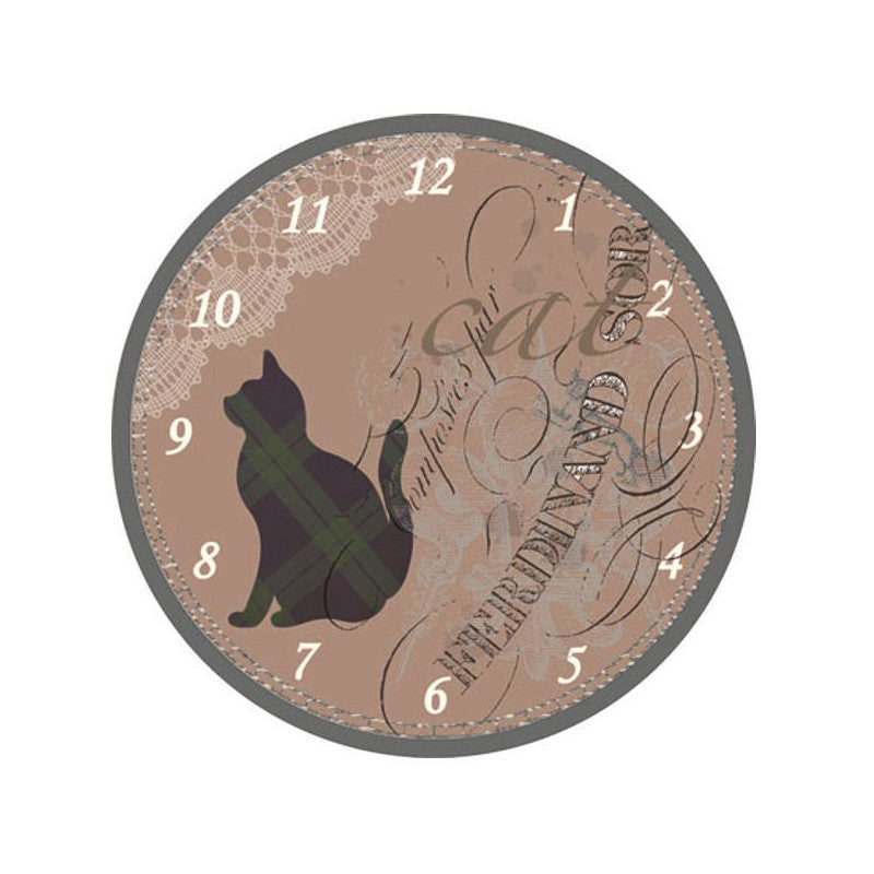 Orologio Muro Gatto Nero Cm 30 Xtra 10883