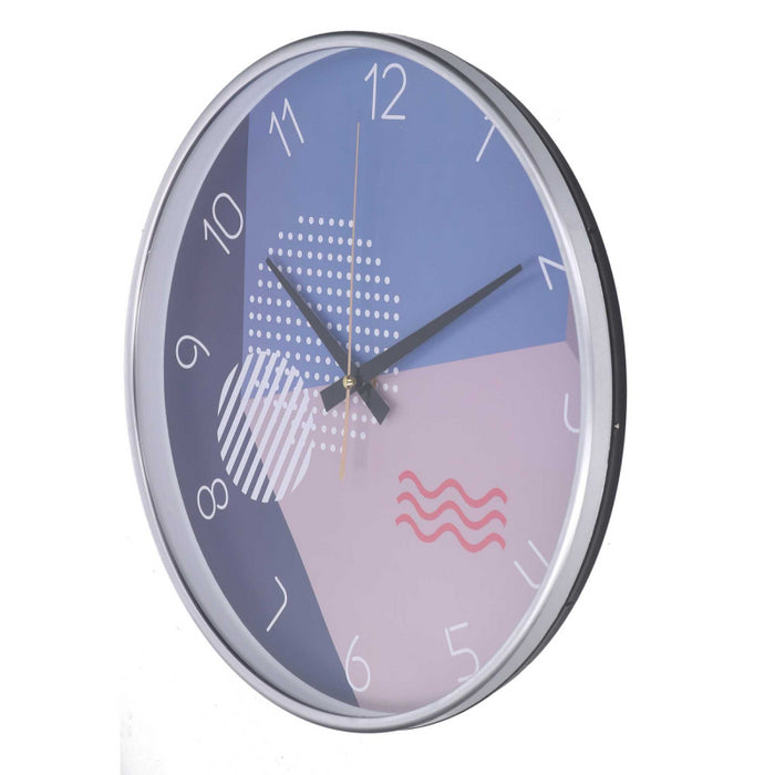 Orologio plastica astratto tondo cm ø35