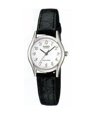 Orologio Polso Casio Ltp-1094e-7brdf Analogico Donna Pelle Data Quad Bian         