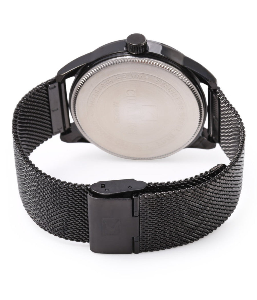 Orologio Polso Curren 8236 Uomo Analogico Quarzo Military Data Nero Bianc         