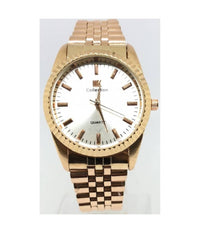 Orologio Polso Ik Collection Uomo Donna Analogico Quarzo Rosa Quadrante Silver         