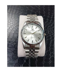 Orologio Polso Ik Collection Uomo Donna Analogico Quarzo Silver Quadrante Silver         