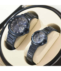 Orologio Polso Uomo Donna Longbo 80771 Quarzo Calendario Impermeabile Moda Nero         