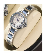 Orologio Polso Uomo Donna Longbo 80771 Quarzo Calendario Impermeabile Silver Blu    -donna    -