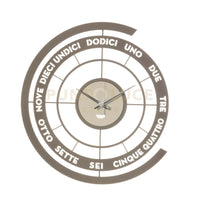 orologio skipper Fango e avorio in Ferro 45x50cmh