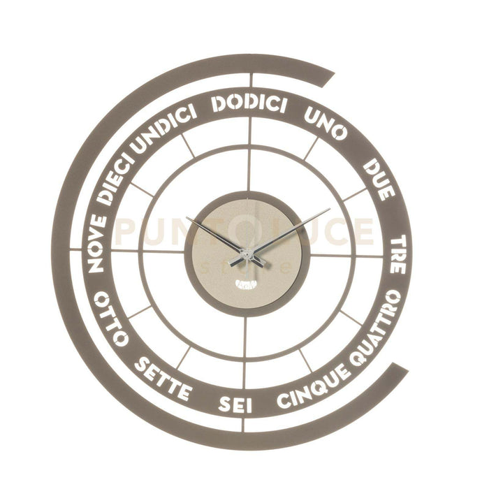 orologio skipper Fango e avorio in Ferro 45x50cmh