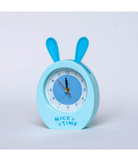 Orologio Sveglia Analogica A Forma Di Coniglietto Da Tavolo Per Bambini Tx-9124         