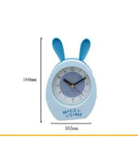 Orologio Sveglia Analogica A Forma Di Coniglietto Da Tavolo Per Bambini Tx-9124         