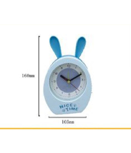Orologio Sveglia Analogica A Forma Di Coniglietto Da Tavolo Per Bambini Tx-9124         