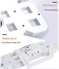 Orologio Sveglia Digitale Display 3d A Led Da Tavolo Parete Arredo Casa Ufficio         