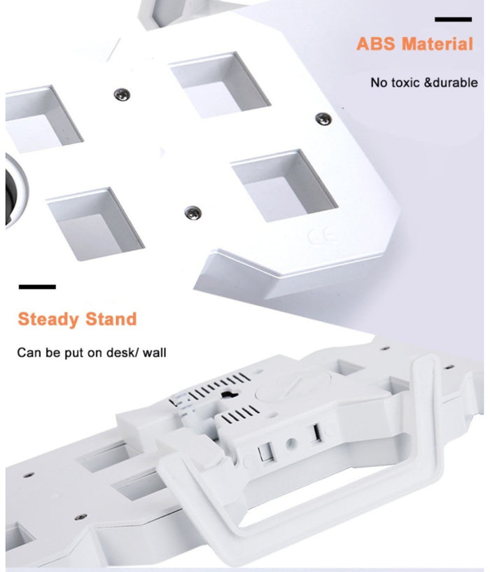 Orologio Sveglia Digitale Display 3d A Led Da Tavolo Parete Arredo Casa Ufficio         