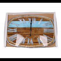 Orologio vetro numeri romani con corda cm60x40x4