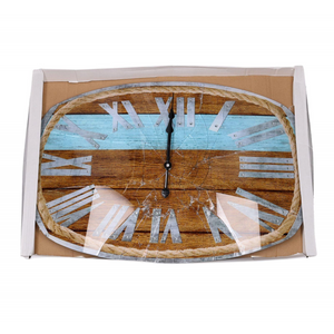 Orologio vetro numeri romani con corda cm 60x40x4