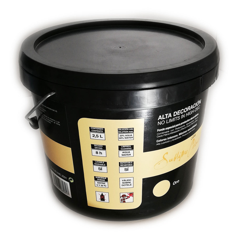 Osaka 2,5lt pittura lavabile per interni colore oro