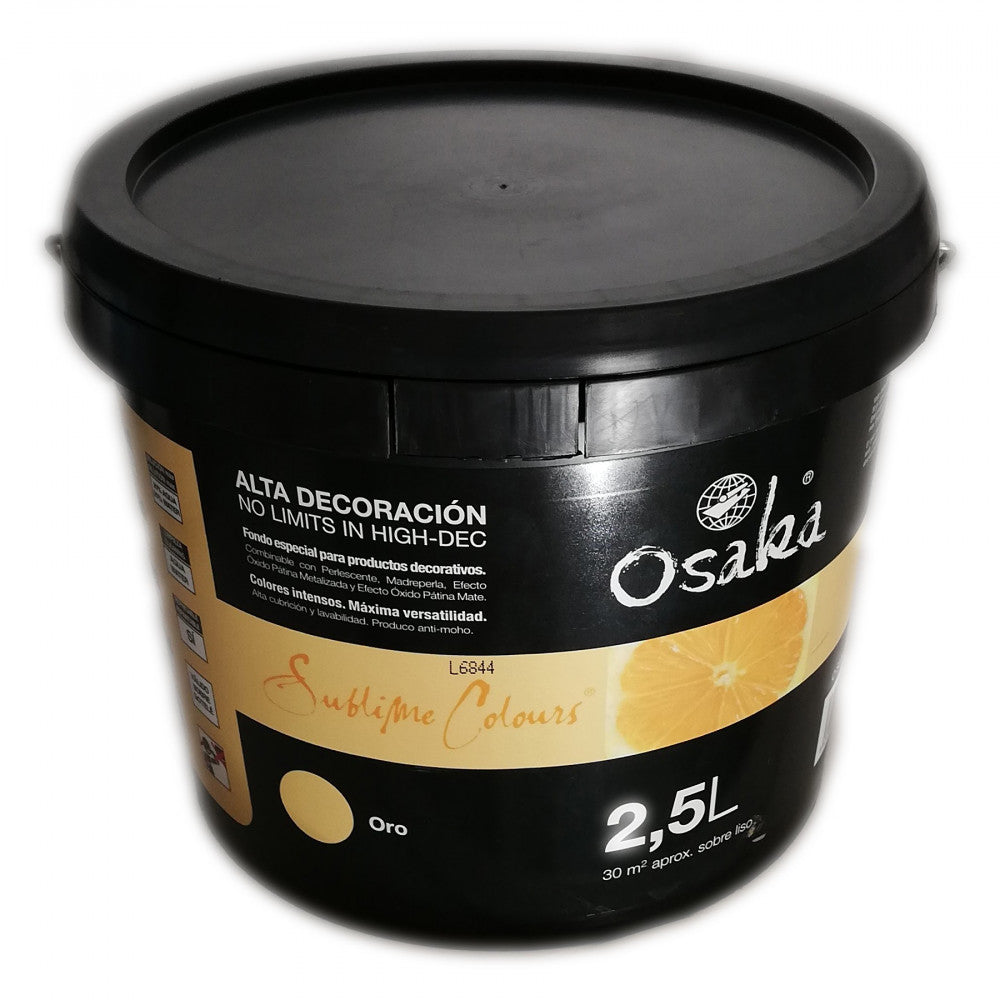 Osaka 2,5lt pittura lavabile per interni colore oro