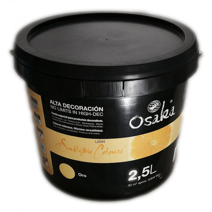 Osaka 2,5lt pittura lavabile per interni colore oro