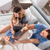 64448ND - Materasso Dura-Beam Con Schienale Tecnologia Fiber Tech Con Pompa Elettrica Incorporata 152X236X86 Cm