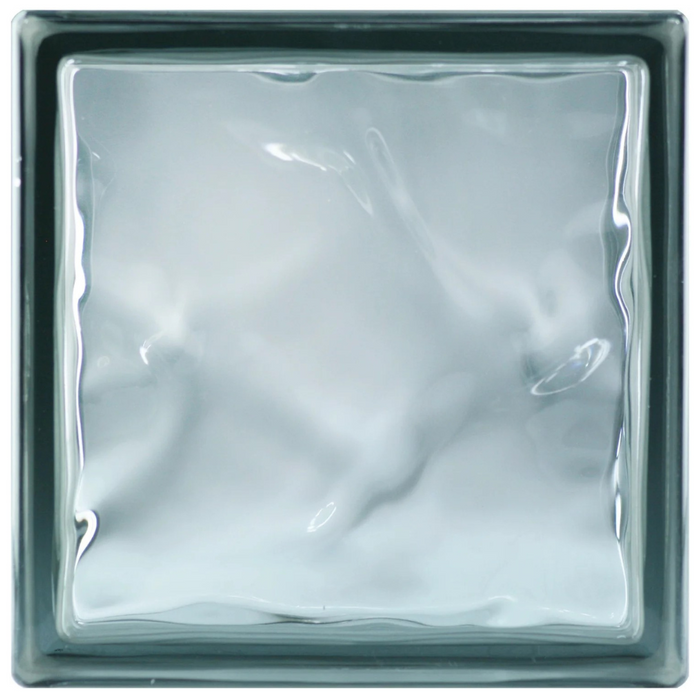 Vetromattone effetto ondulato diffusione luce modello pure 190 x 190 x 80 mm *** colore- londra, confezione 1