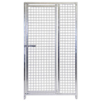 Recinzione in rete modulare con copertura 4x2 metri zincatura a caldo per stoccaggio bombole