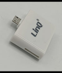 Otg Kit Di Collegamento 2in1 Smart Card Reader Micro Usb Smartphone Tablet Otg-cs5         