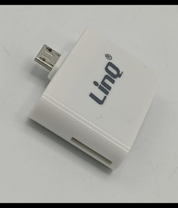 Otg Kit Di Collegamento 2in1 Smart Card Reader Micro Usb Smartphone Tablet Otg-cs5         