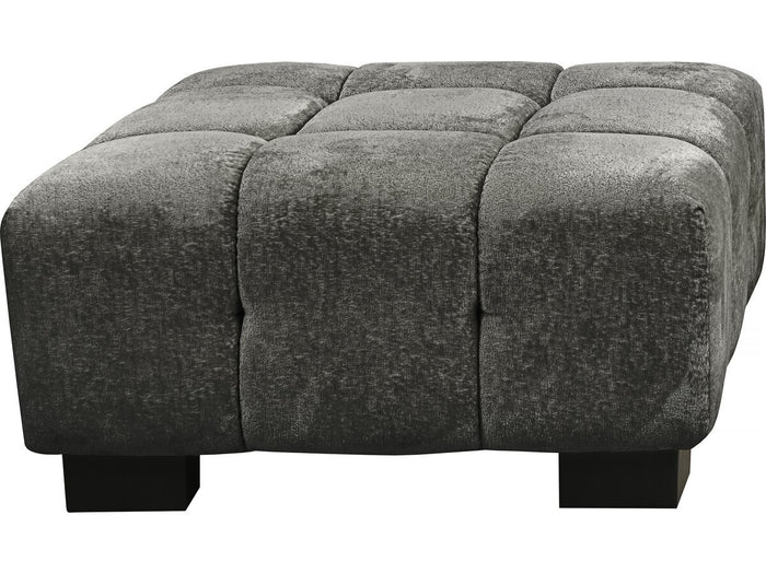 Pouf "Foch" - 84 x 84 x 43 cm - Grigio