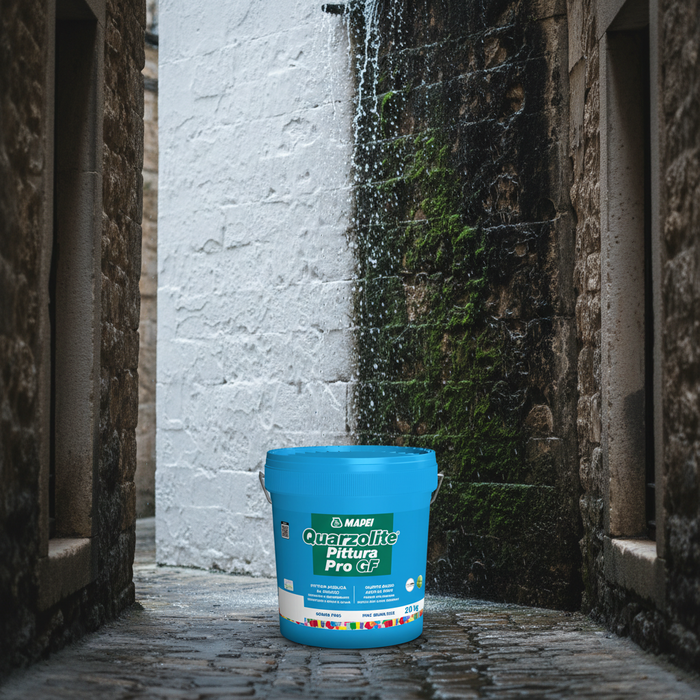 Quarzolite pittura pro gf mapei resistente per esterni e interni *** formato 5 kg, confezione 1