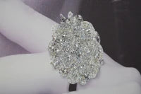 Stampa Su Tela Con Applicazioni Lady Dark Cm 80X2,8X80