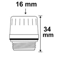 Faeg raccordo per tubo rigido ip65 passo metrico 1,5 *** diametro 16 millimetri, confezione 1
