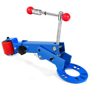 Attrezzo per riparazione parafanghi Prolunga per riformazione rullo parafango con struttura in metallo con braccio regolabile a 180° e 22,9-36 cm per manutenzione auto Blu 20_0007285