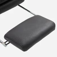 Sedia da Ufficio con Funzione Massaggiante, Riscaldante, Reclinabile, in Similpelle, 65x72x109-117cm, Nero