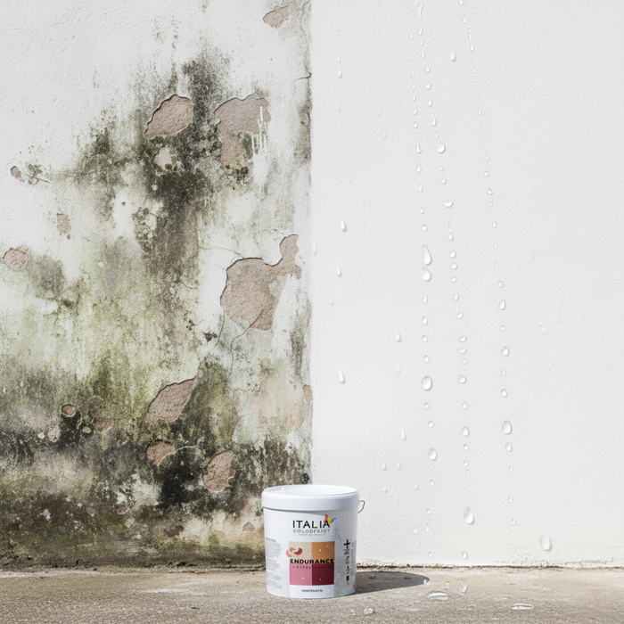 Rivestimento spatolato acrilsilossanico medio per facciate esterne *** formato 8 kg, confezione 1