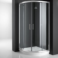 Box Doccia Semicircolare 90x90 H198 Trasparente 6mm mod. Alabama