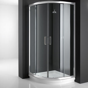 Box Doccia Semicircolare 90x90 H198 Trasparente 6mm mod. Alabama