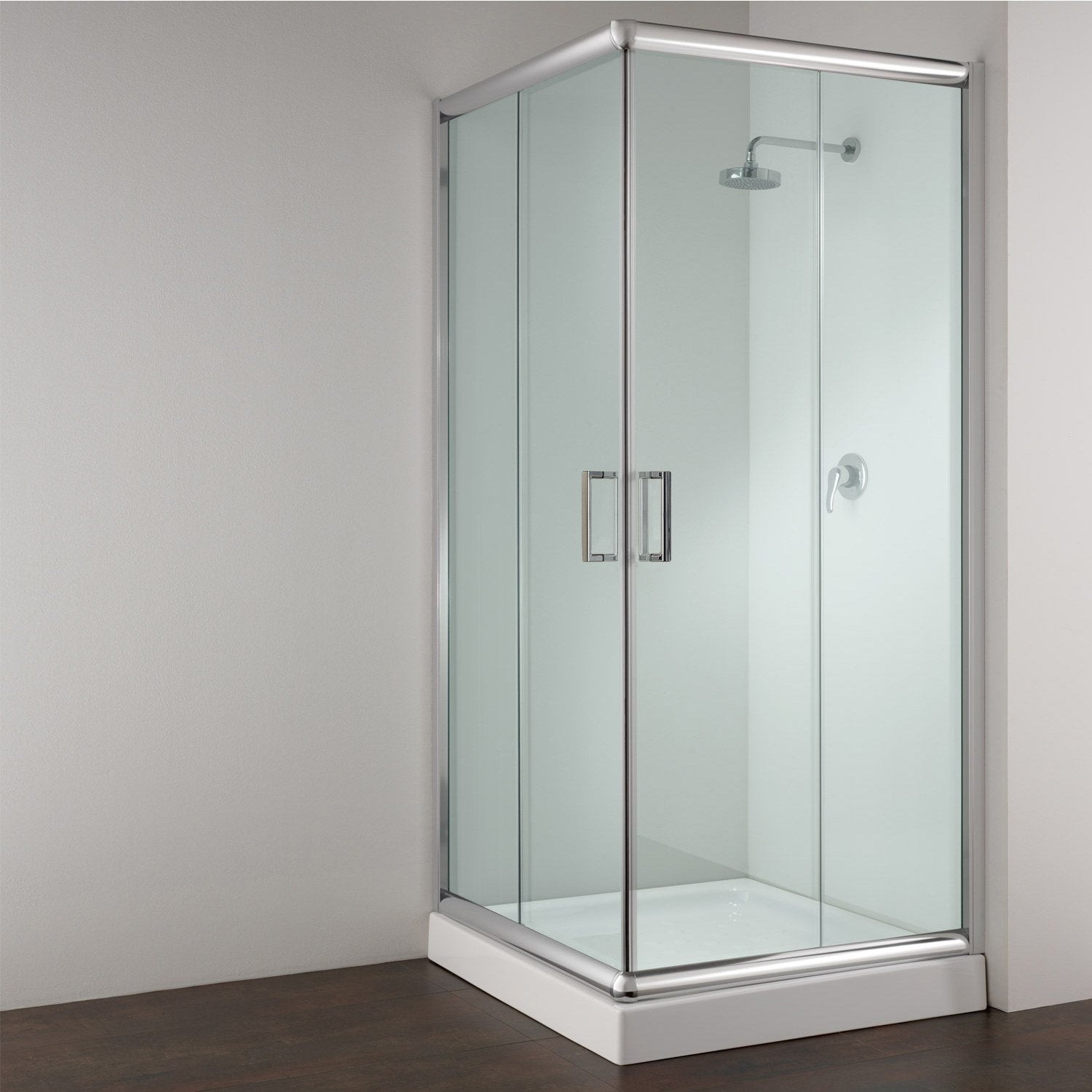 Box Doccia Quadrato 70x70 H198 Trasparente 6mm mod. Alabama