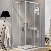 Box Doccia Rettangolare 70x75 H198 Trasparente 6mm mod. Ready