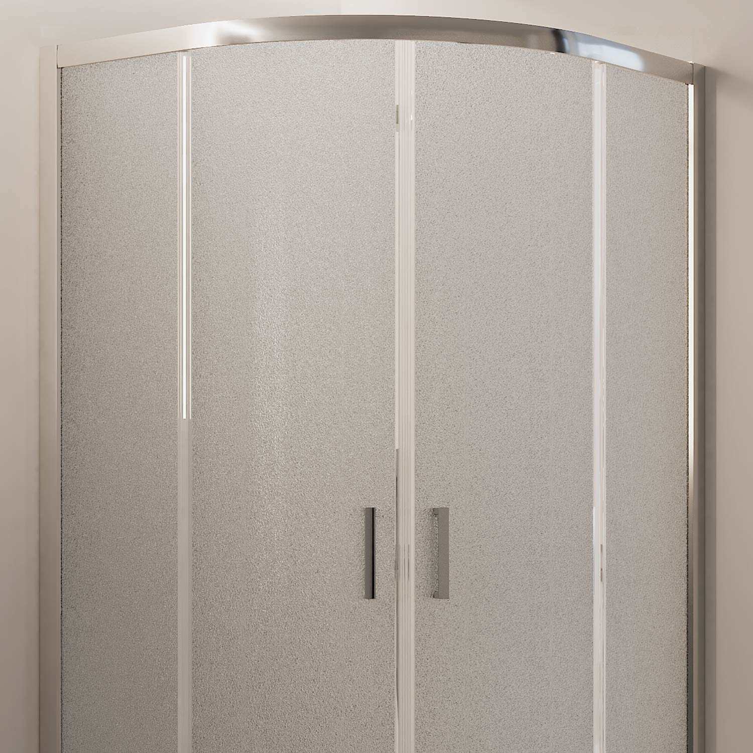 Box Doccia Semicircolare 80x80 H185 Stampato C 6mm mod. Ready